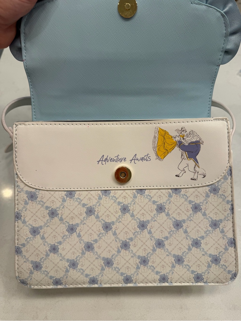 Danielle Nicole Disney Beauty And The Beast Anniversary Satchel Purse Belle - Picture 4 of 6